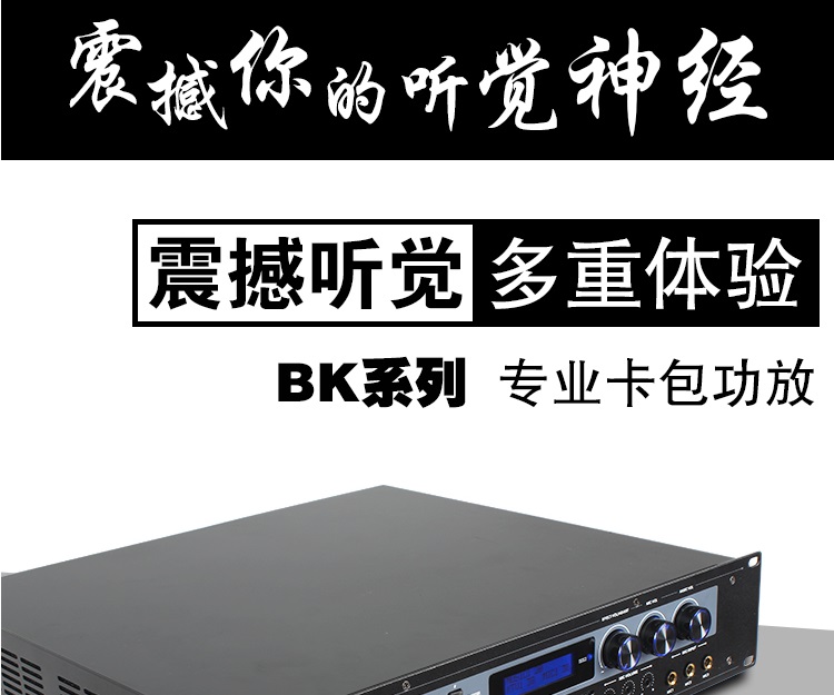 BK620-1蓝牙纯数字升降调专业KTV功放